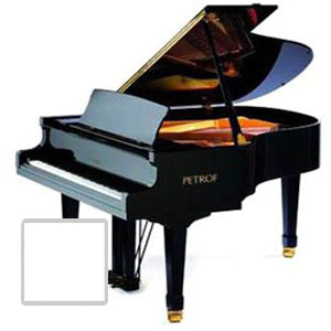 Рояль Petrof<br>Модель P 173 Breeze Rococo (0002)<br>Цвет белый, сатинированный