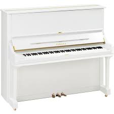 Акустическое пианино с банкеткой Yamaha U3 PWH цвет белый полированный