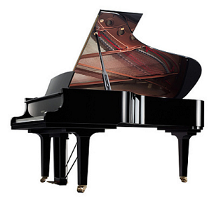 Акустический рояль с банкеткой Yamaha C7X PE черный полированный.
